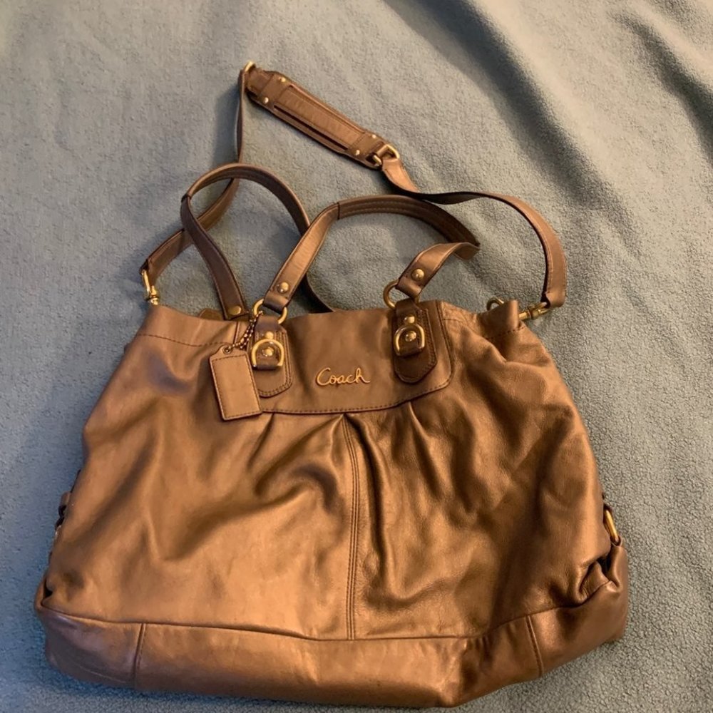 Coach Satchel Style Leather Bag
